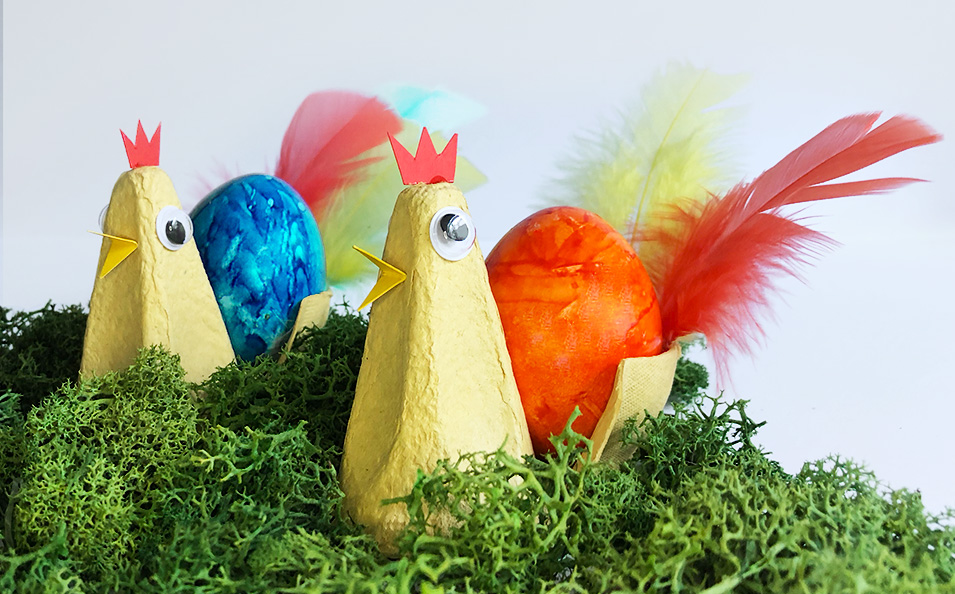 Last-Minute Eierbecher „Kleines Hühnchen“