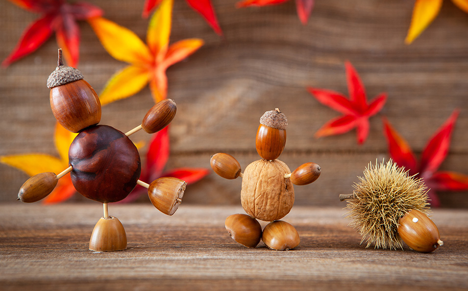 Kleine Bastelstunde: Herbstzeit ist Kastanienzeit!